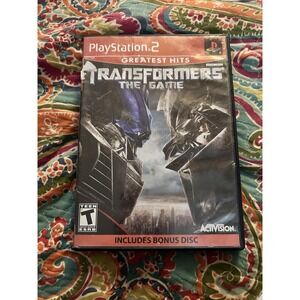 Transformers: The Game Greatest Hits (Sony PlayStation 2 PS2) No Bonus Disc